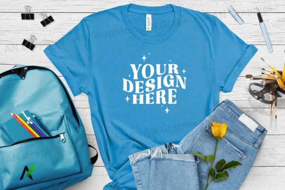 Back to School Bella Canvas Mockup - 001: A Versatile Tool for Designers