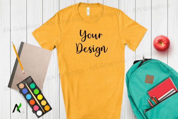 Back to School Bella Canvas Mockup 011
