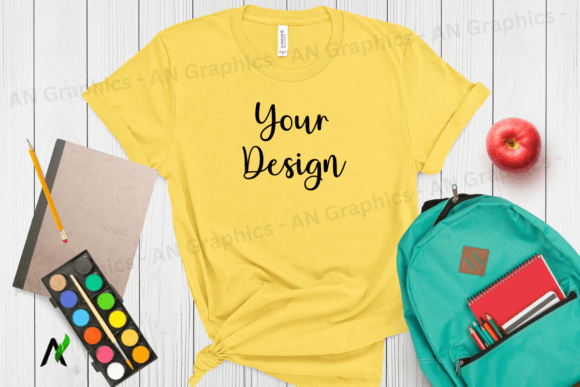 Back to School Bella Canvas Mockup 0114