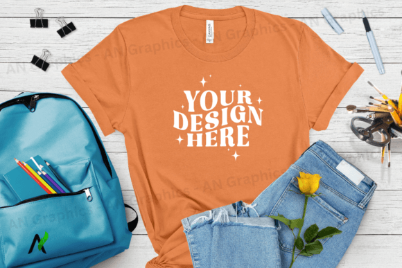 Back to School Bella Canvas Mockup - 012