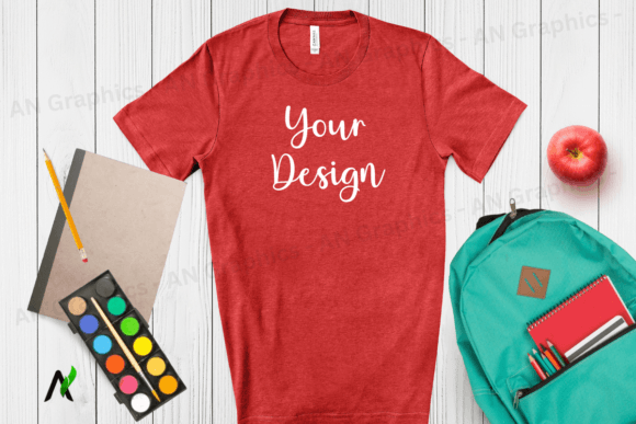 Back to School Bella Canvas Mockup 013