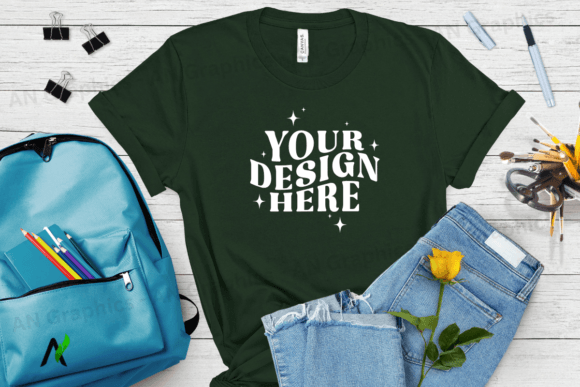 Back to School Bella Canvas Mockup - 024