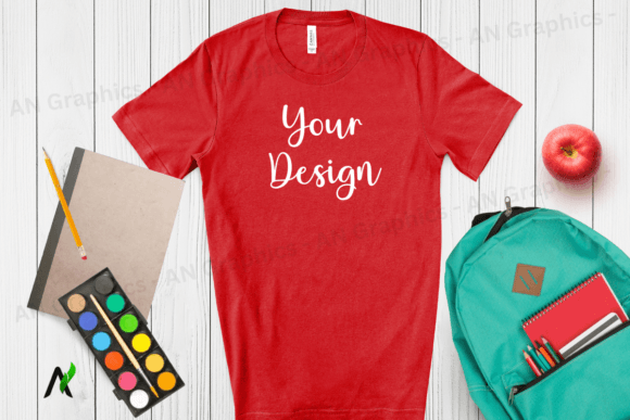 Back to School Bella Canvas Mockup 031