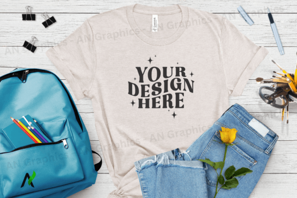 Back to School Bella Canvas Mockup - 039: A Versatile Tool for Designers