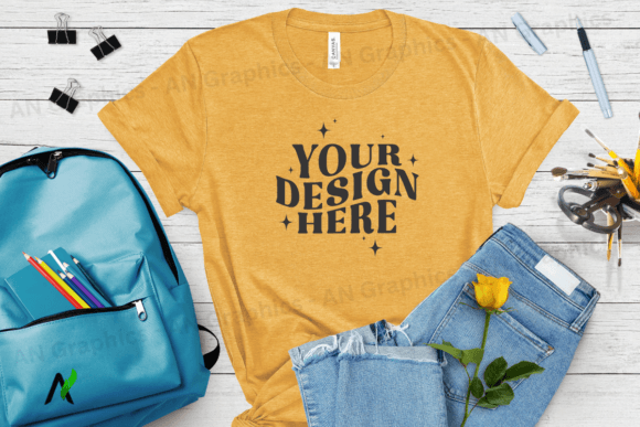 Back to School Bella Canvas Mockup - 056: A Versatile Tool for Designers