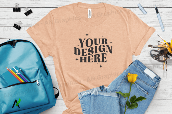 Back to School Bella Canvas Mockup - 061: A Versatile Tool for Designers
