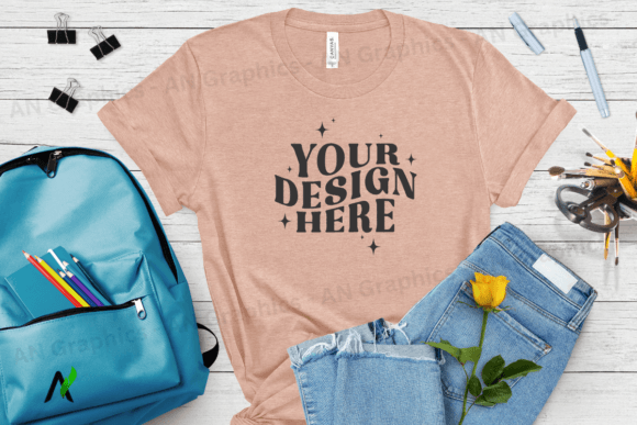 Back to School Bella Canvas Mockup - 066