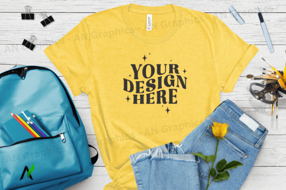 Back to School Bella Canvas Mockup - 082: A Versatile Tool for Designers
