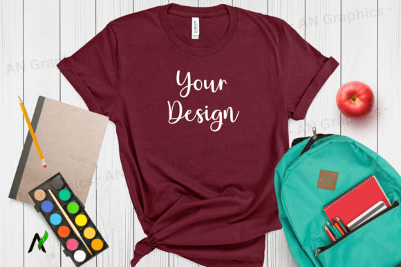Back to School Bella Canvas Mockup - 084