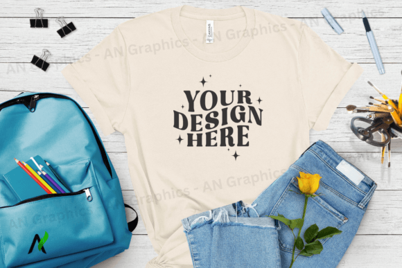 Back to School Bella Canvas Mockup - 093: A Versatile Tool for Designers