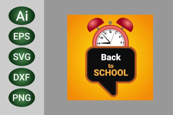 Back to School. Elements and Objects on School Backgrounds