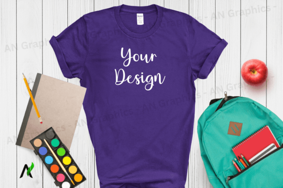 Back to School Gildan 5000 Mockup - 0108