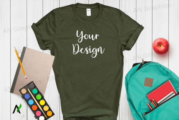 Back to School Gildan 5000 Mockup - 0112