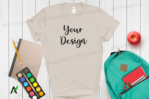 Back to School Gildan 5000 Mockup - 0114: A Must-Have for Designers and Creators