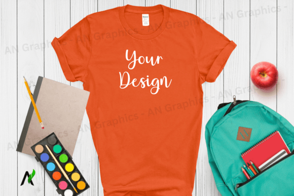 Back to School Gildan 5000 Mockup - 0119