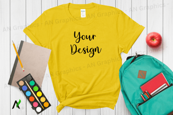 Back to School Gildan 5000 Mockup - 017: A Versatile Tool for Designers and Creators
