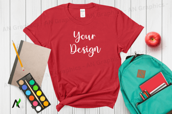 Back to School Gildan 5000 Mockup - 051