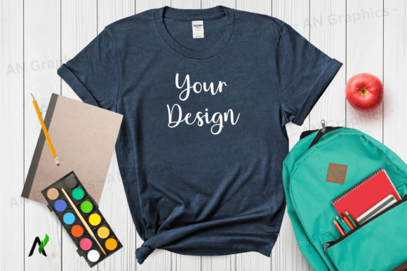Back to School Gildan 64000 Mockup - 031: A Versatile Tool for T-Shirt Designers