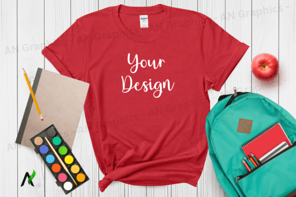 Back to School Gildan 64000 Mockup - 055