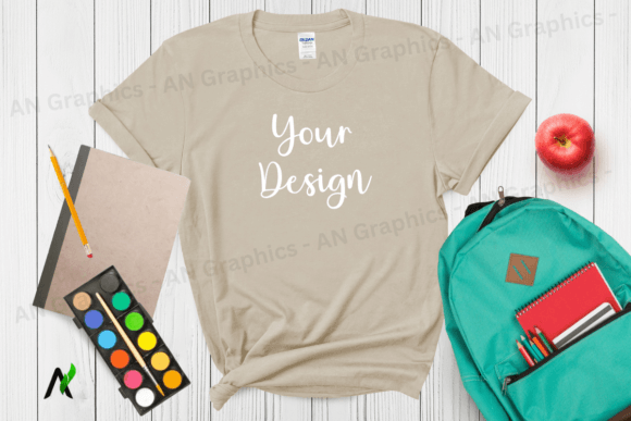 Back to School Gildan 64000 Mockup - 058: A Versatile Tool for T-Shirt Designers