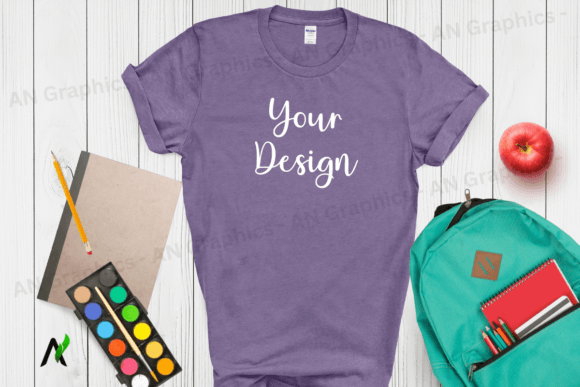 Back to School Gildan 64000 Mockup - 093