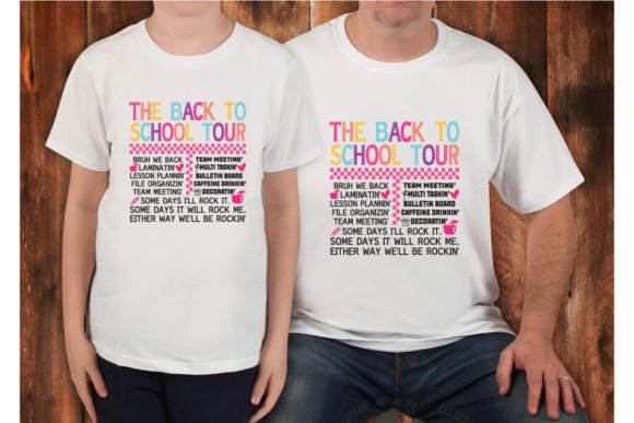 Back to School Tour T-Shirt & Teacher SVG Design Kit: A Creative Resource for Educators and Designers